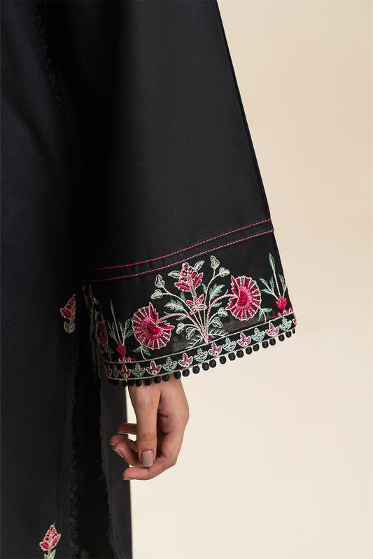 2 PIECE EMBROIDERED LAWN SUIT-TRIBE NOIR (UNSTITCHED)