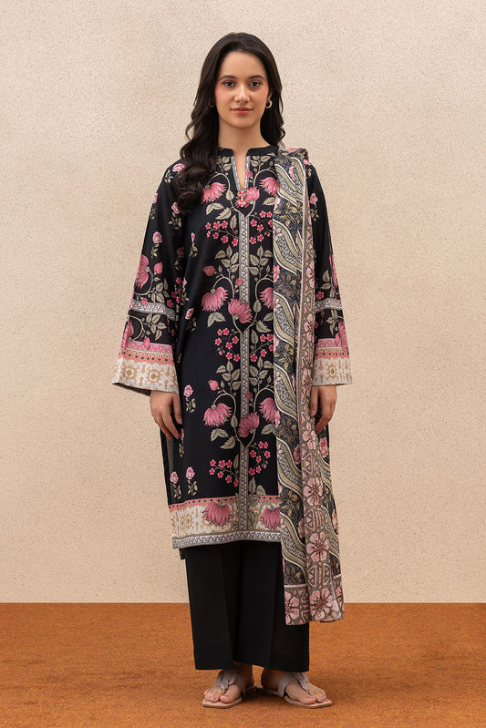 3 PIECE PRINTED LAWN SUIT (PRET)
