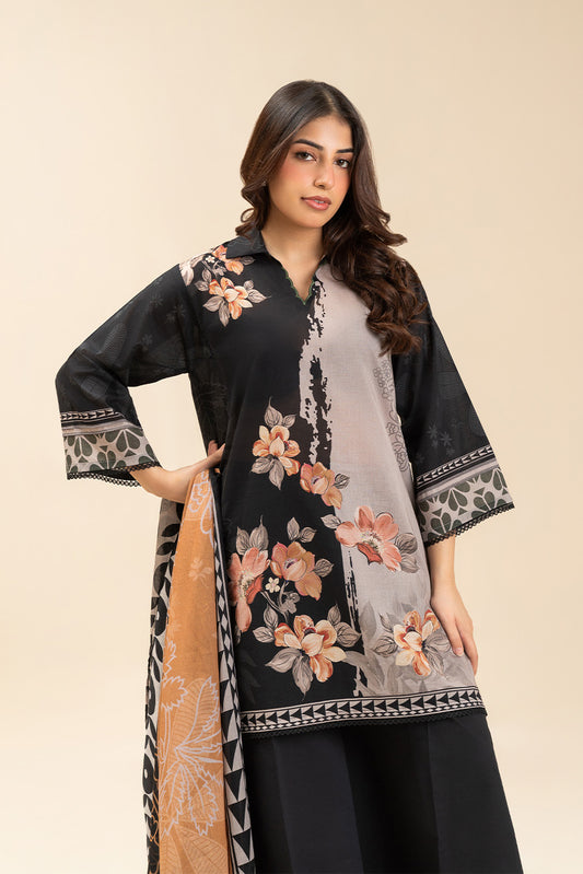 3 PIECE PRINTED LAWN SUIT-AXIS BLOOM (UNSTITCHED)