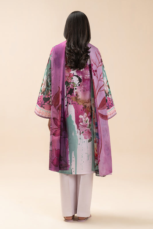 3 PIECE PRINT LAWN SUIT-ORCHARD SPLASH (UNSTITCHED)
