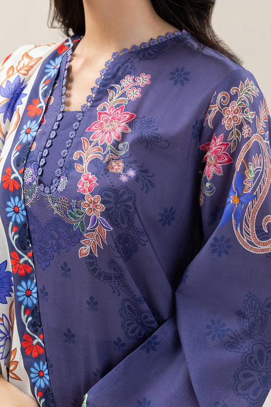 3 PIECE PRINTED LAWN SUIT (PRET)
