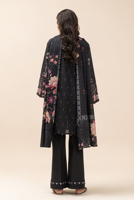 3 PIECE PRINT LAWN SUIT-FLORAL ECLIPSE (UNSTITCHED)