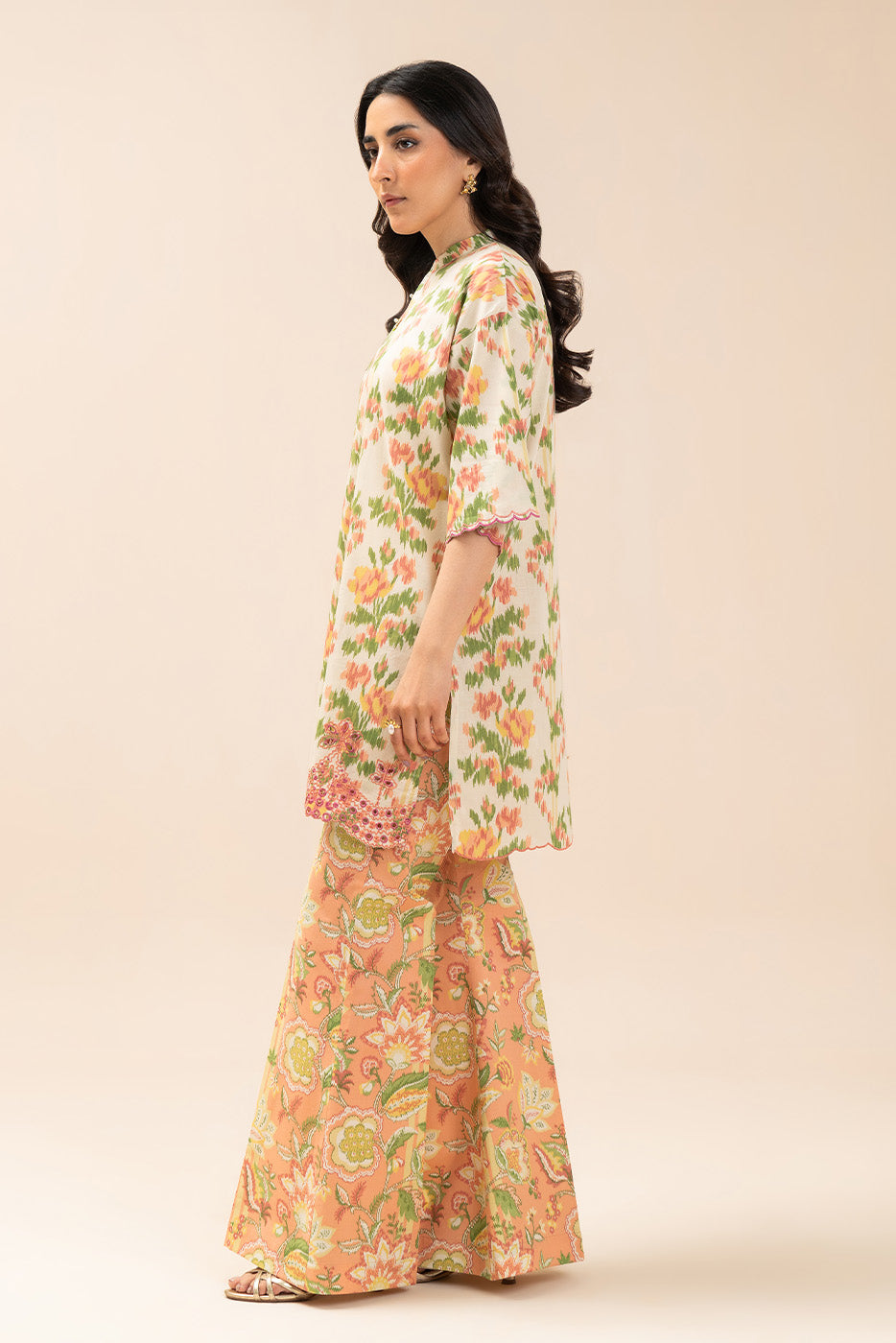 2 PIECE EMBROIDERED LAWN SUIT-INFLORESCENCE (UNSTITCHED)