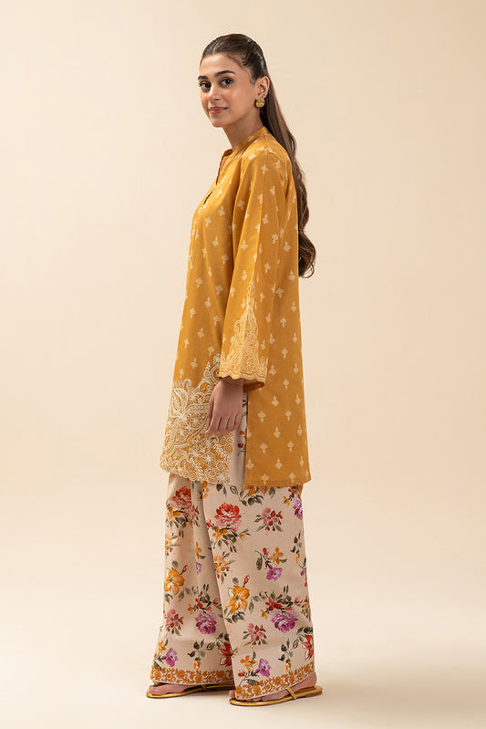 2 PIECE EMBROIDERED LAWN SUIT-BLOOMING GLAZE (UNSTITCHED)