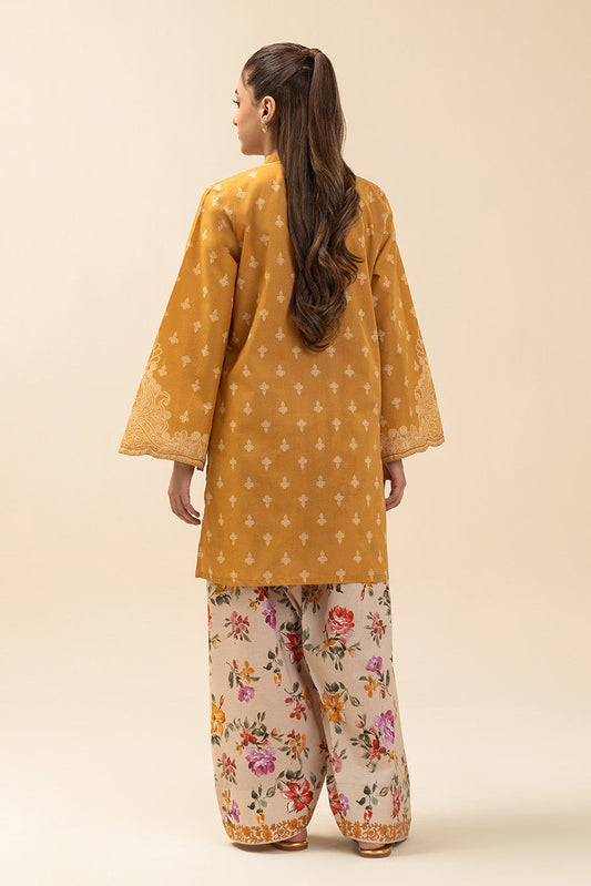 2 PIECE EMBROIDERED LAWN SUIT-BLOOMING GLAZE (UNSTITCHED)