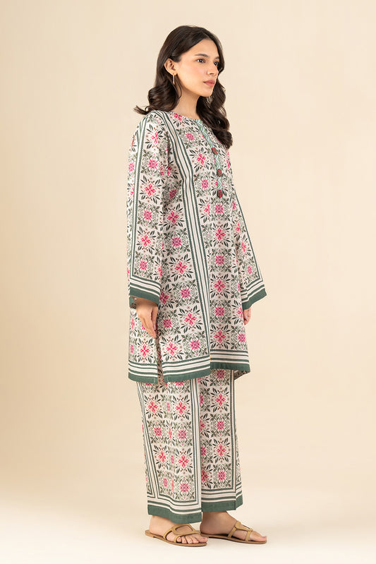 2 PIECE PRINTED LAWN SUIT (PRET)