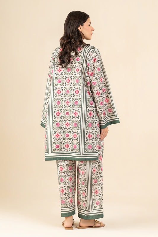 2 PIECE PRINTED LAWN SUIT (PRET)