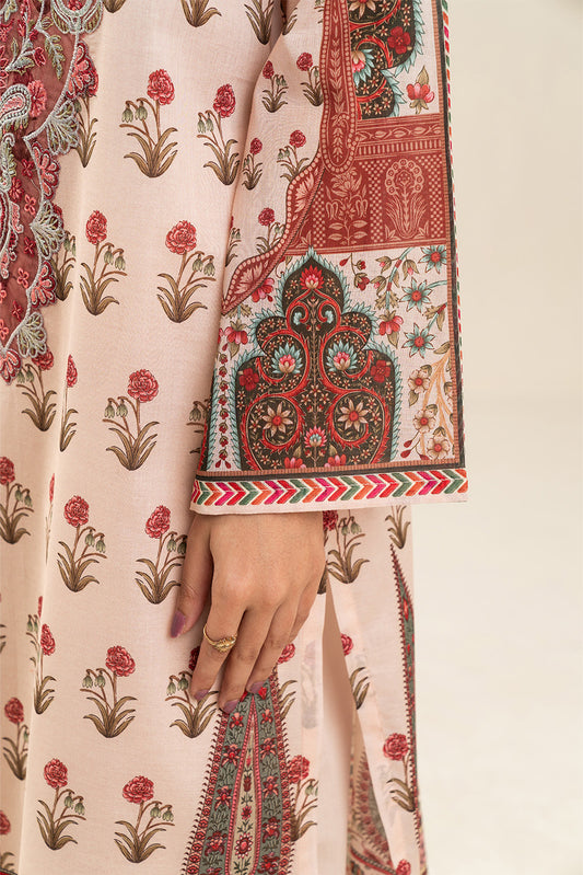 3 PIECE EMBROIDERED LAWN SUIT-ORCHARD ARCH (UNSTITCHED)
