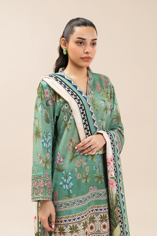 3 PIECE EMBROIDERED LAWN SUIT-GARDEN GRACE (UNSTITCHED)