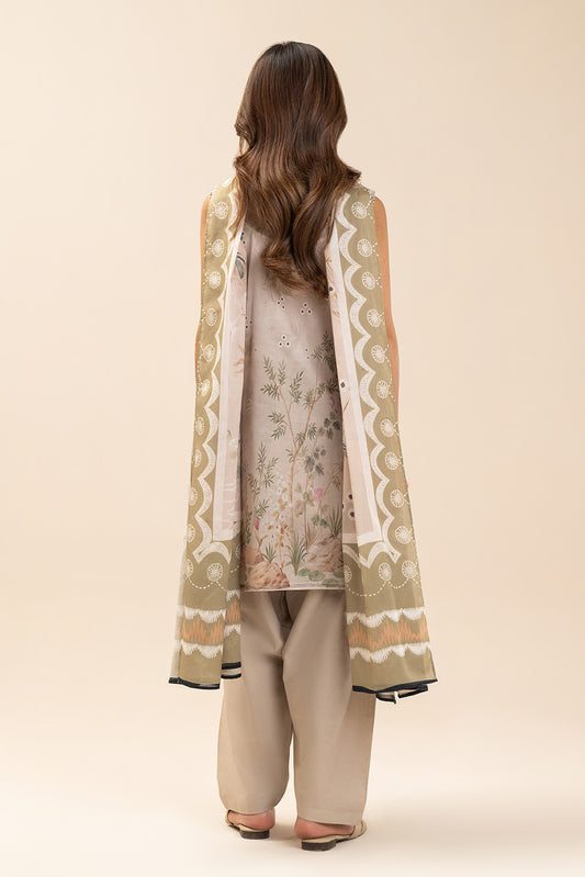 3 PIECE EMBROIDERED LAWN SUIT-PEARL GARDEN (UNSTITCHED)
