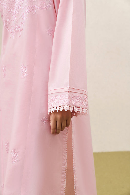 3 PIECE EMBROIDERED LAWN SUIT-PETAL BLUSH (UNSTITCHED)