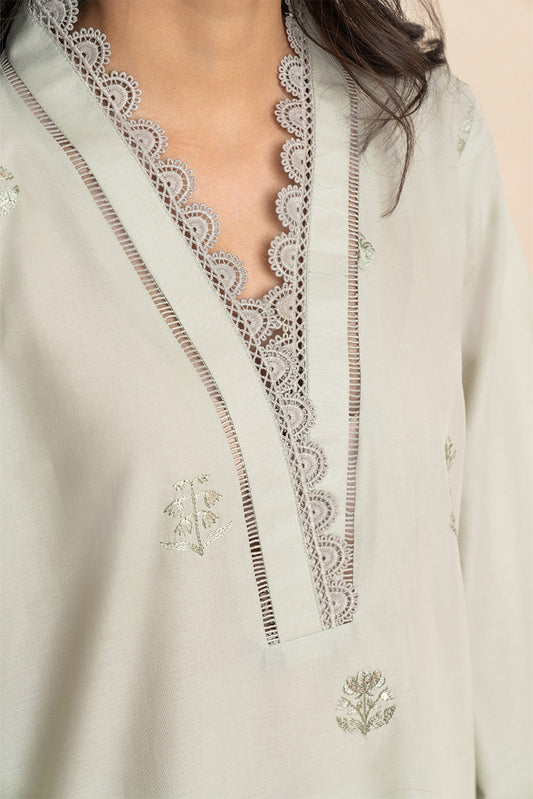 3 PIECE EMBROIDERED LAWN SUIT-TAUPE ROYALE (UNSTITCHED)