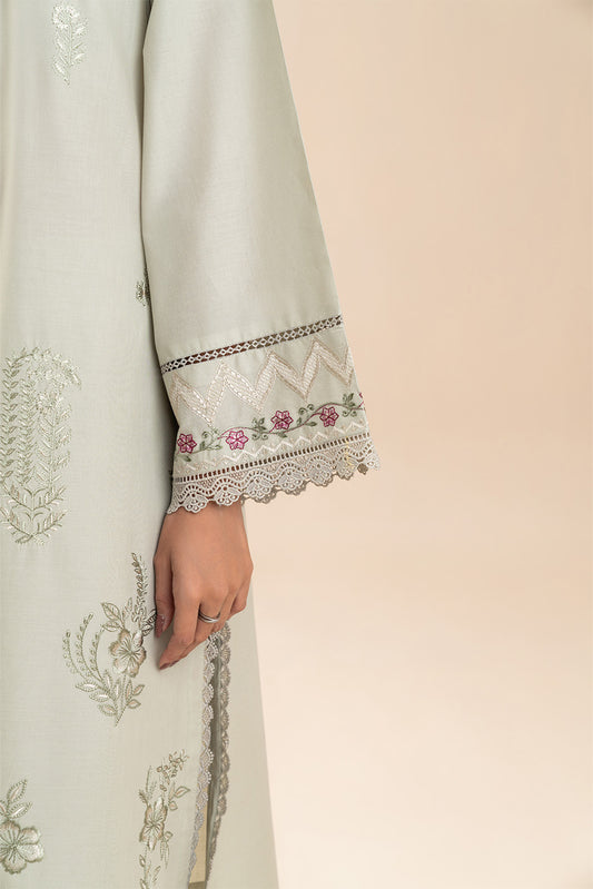 3 PIECE EMBROIDERED LAWN SUIT-TAUPE ROYALE (UNSTITCHED)