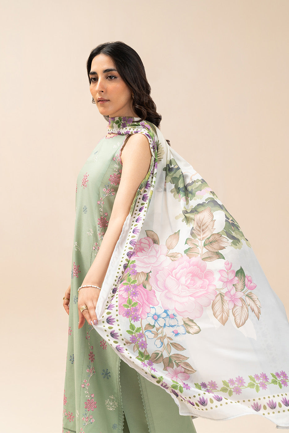 3 PIECE EMBROIDERED LAWN SUIT-RIVULET ZEAL (UNSTITCHED)