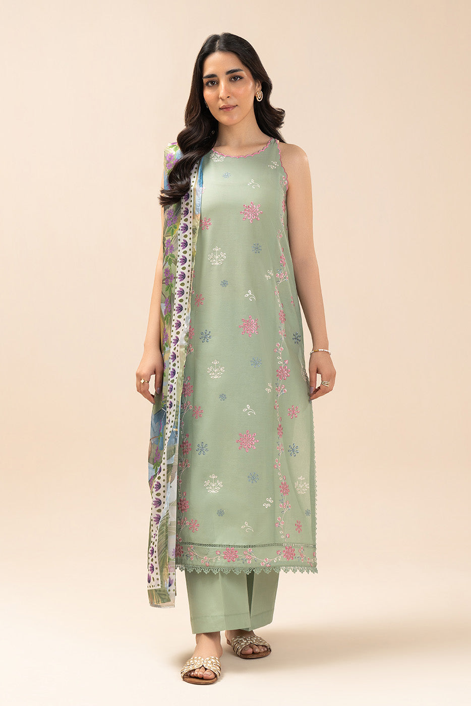 3 PIECE EMBROIDERED LAWN SUIT-RIVULET ZEAL (UNSTITCHED)