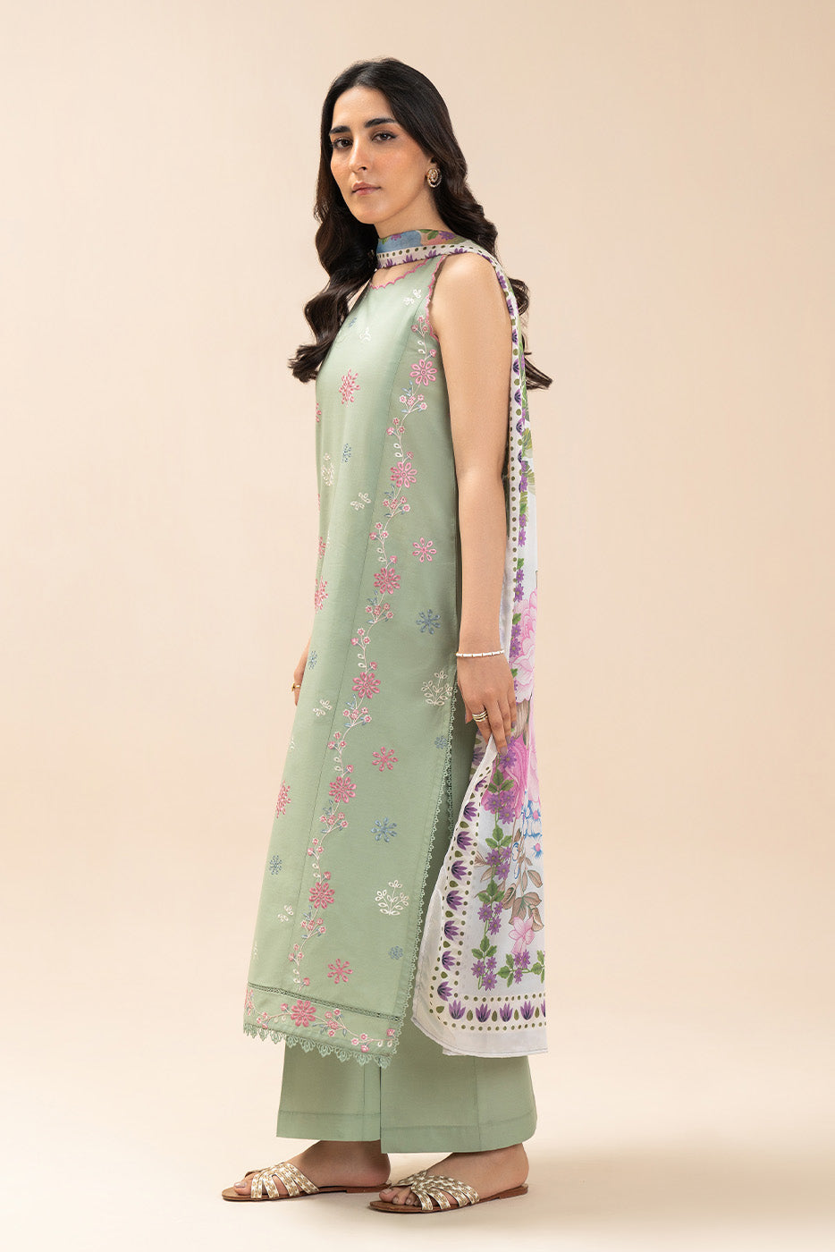 3 PIECE EMBROIDERED LAWN SUIT-RIVULET ZEAL (UNSTITCHED)
