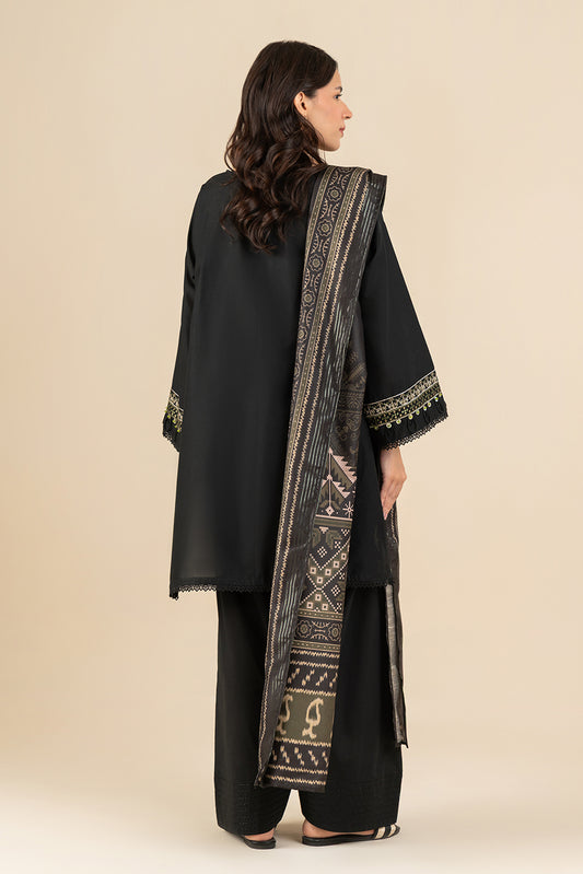 3 PIECE EMBROIDERED LAWN SUIT-TRIBAL TREASURE (UNSTITCHED)