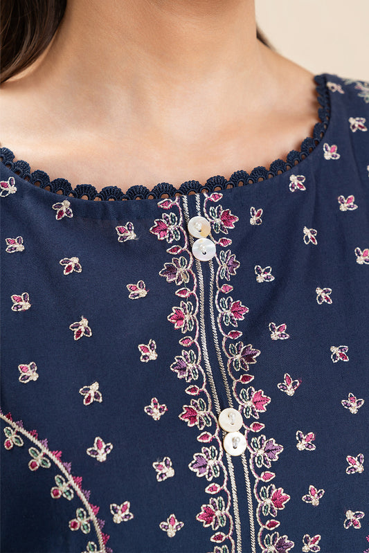 3 PIECE EMBROIDERED LAWN SUIT-SAPPHIRE GRACE (UNSTITCHED)