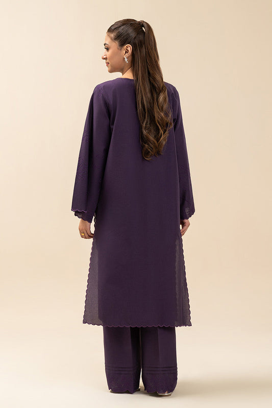 2 PIECE EMBROIDERED LAWN SUIT-NIGHTSHADE (UNSTITCHED)