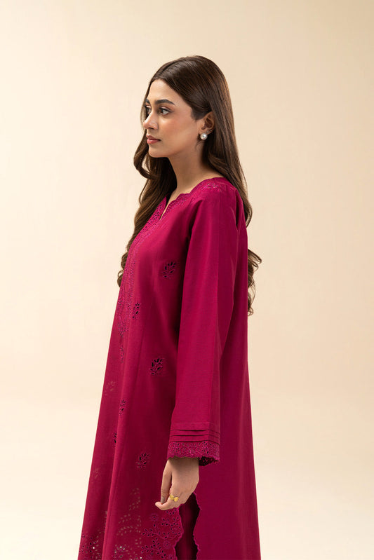 2 PIECE EMBROIDERED LAWN SUIT-ROSEINE (UNSTITCHED)
