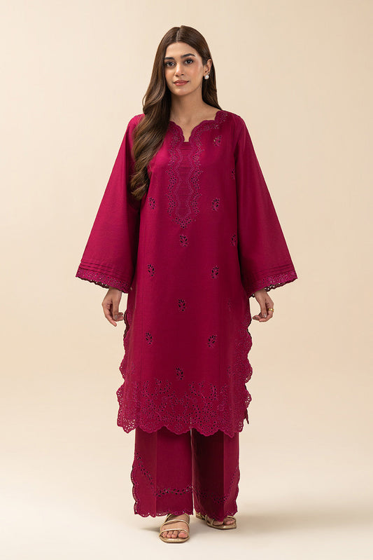 2 PIECE EMBROIDERED LAWN SUIT-ROSEINE (UNSTITCHED)