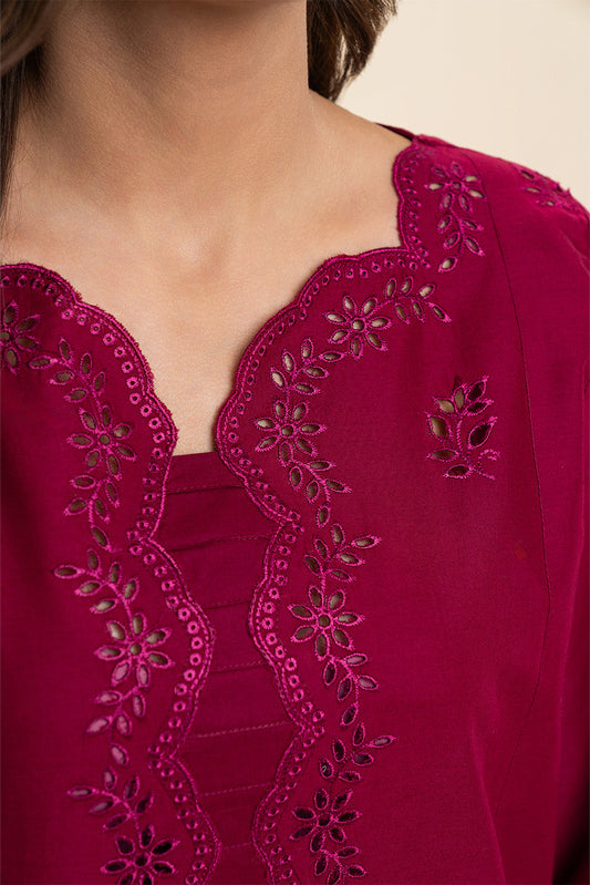 2 PIECE EMBROIDERED LAWN SUIT-ROSEINE (UNSTITCHED)