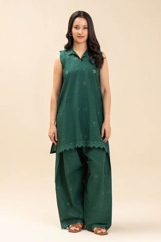 2 PIECE EMBROIDERED LAWN SUIT-VERDANT GREEN (UNSTITCHED)