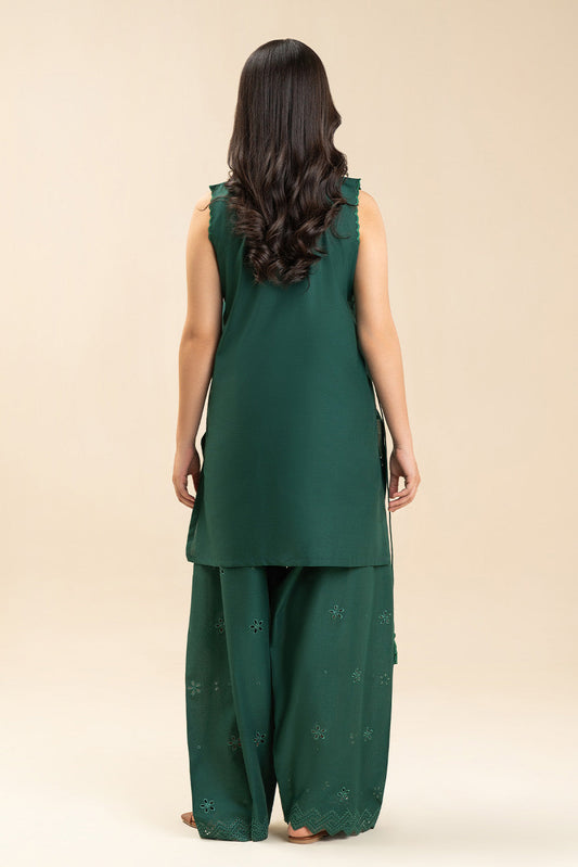 2 PIECE EMBROIDERED LAWN SUIT-VERDANT GREEN (UNSTITCHED)