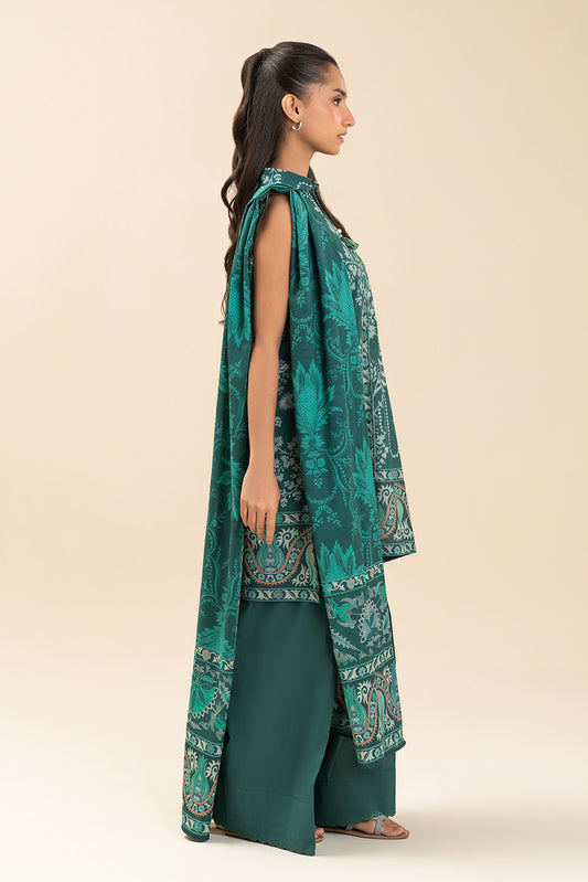 3 PIECE PRINTED LAWN SUIT-MOON MYSTERY (UNSTITCHED)
