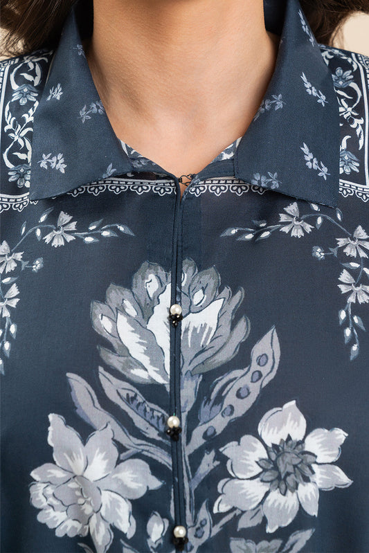 3 PIECE PRINTED LAWN SUIT-MYSTIC TIDE (UNSTITCHED)