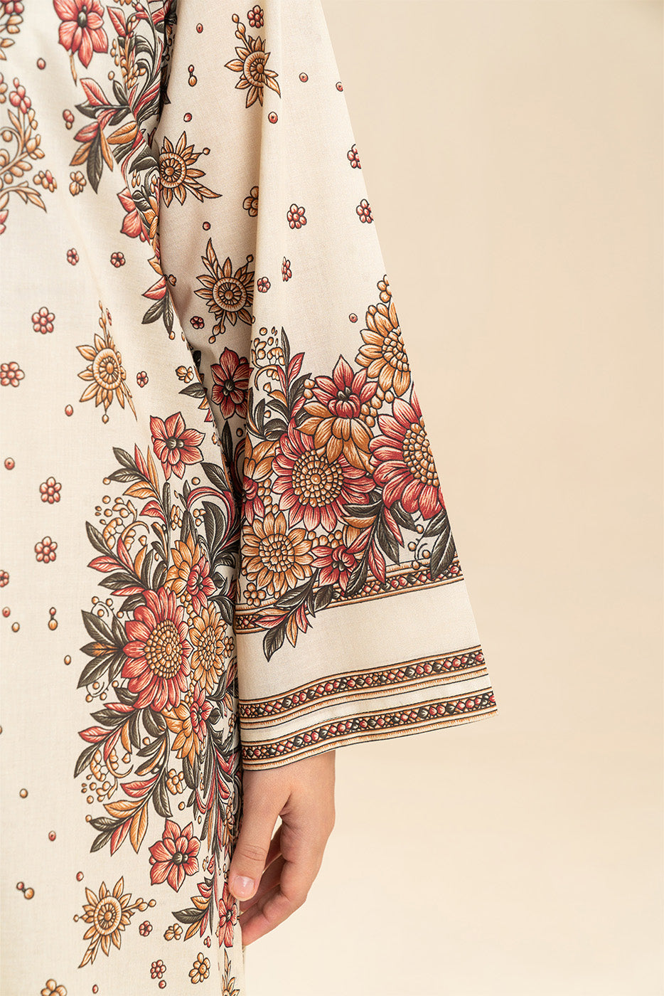 3 PIECE PRINTED LAWN SUIT-PETAL MUSE (UNSTITCHED)