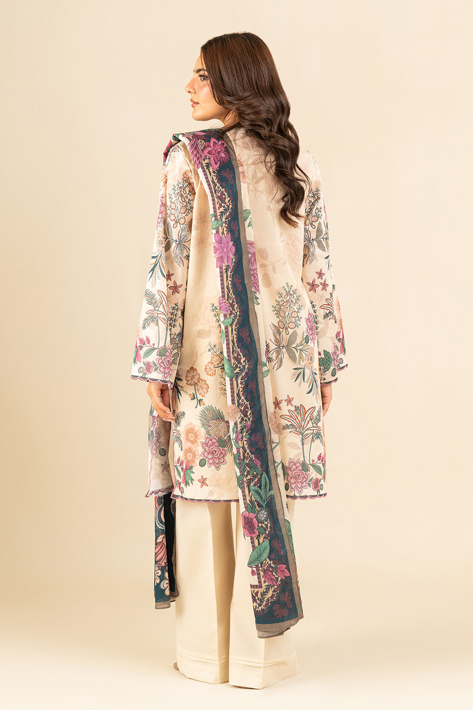 3 PIECE PRINTED LAWN SUIT-WILDFLOWER TAPESTRY (UNSTITCHED)