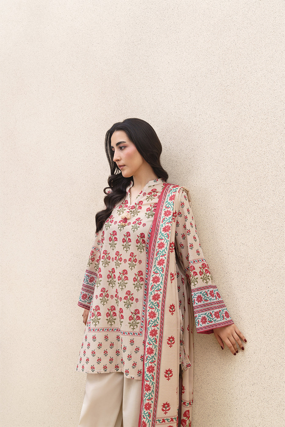 3 PIECE PRINTED LAWN SUIT-MAJESTIC REALM (UNSTITCHED)