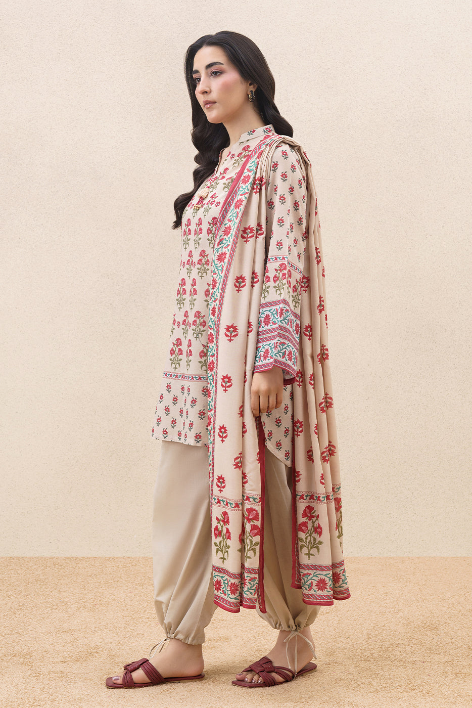 3 PIECE PRINTED LAWN SUIT-MAJESTIC REALM (UNSTITCHED)