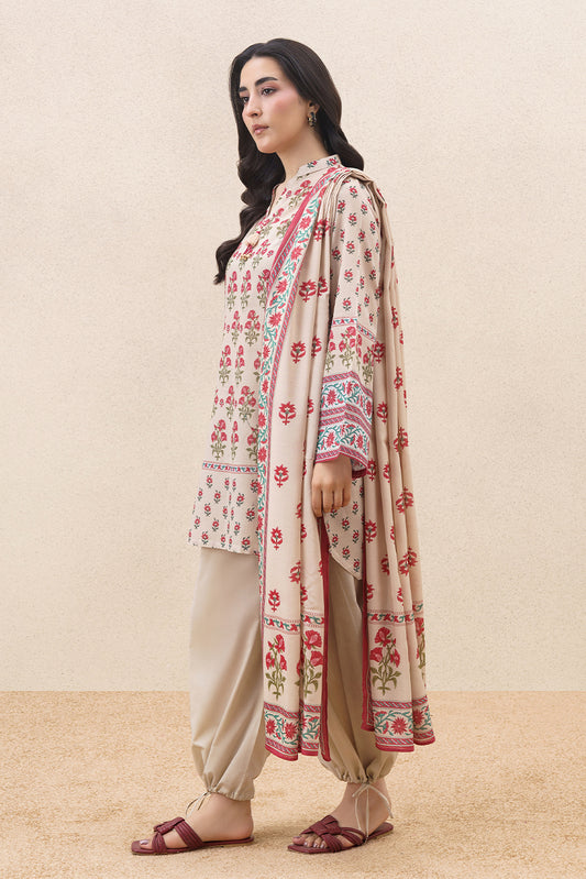 3 PIECE PRINTED LAWN SUIT-MAJESTIC REALM (UNSTITCHED)