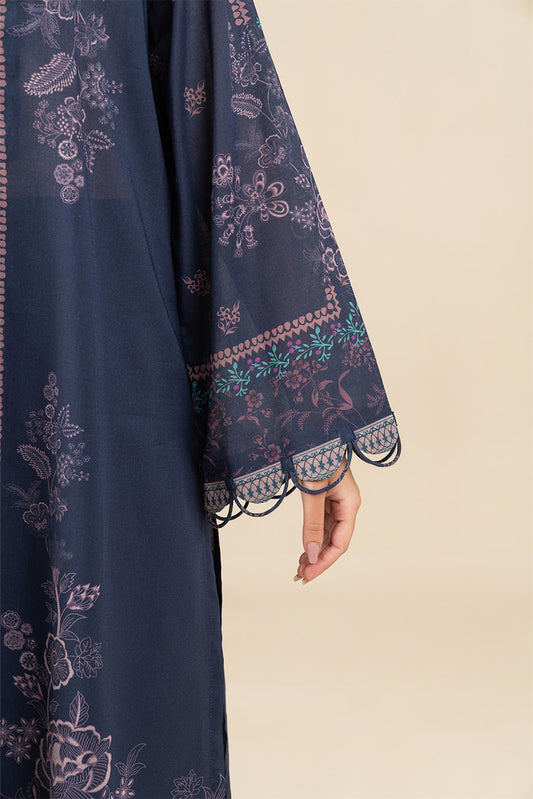 3 PIECE PRINTED LAWN SUIT-SORCERER,S GARDEN  (UNSTITCHED)