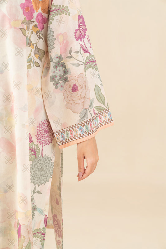 3 PIECE PRINTED LAWN SUIT-BLOOM THEORY (UNSTITCHED)