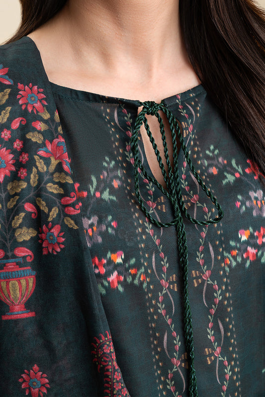3 PIECE PRINTED LAWN SUIT-FLORAL RENAISSANCE (UNSTITCHED)