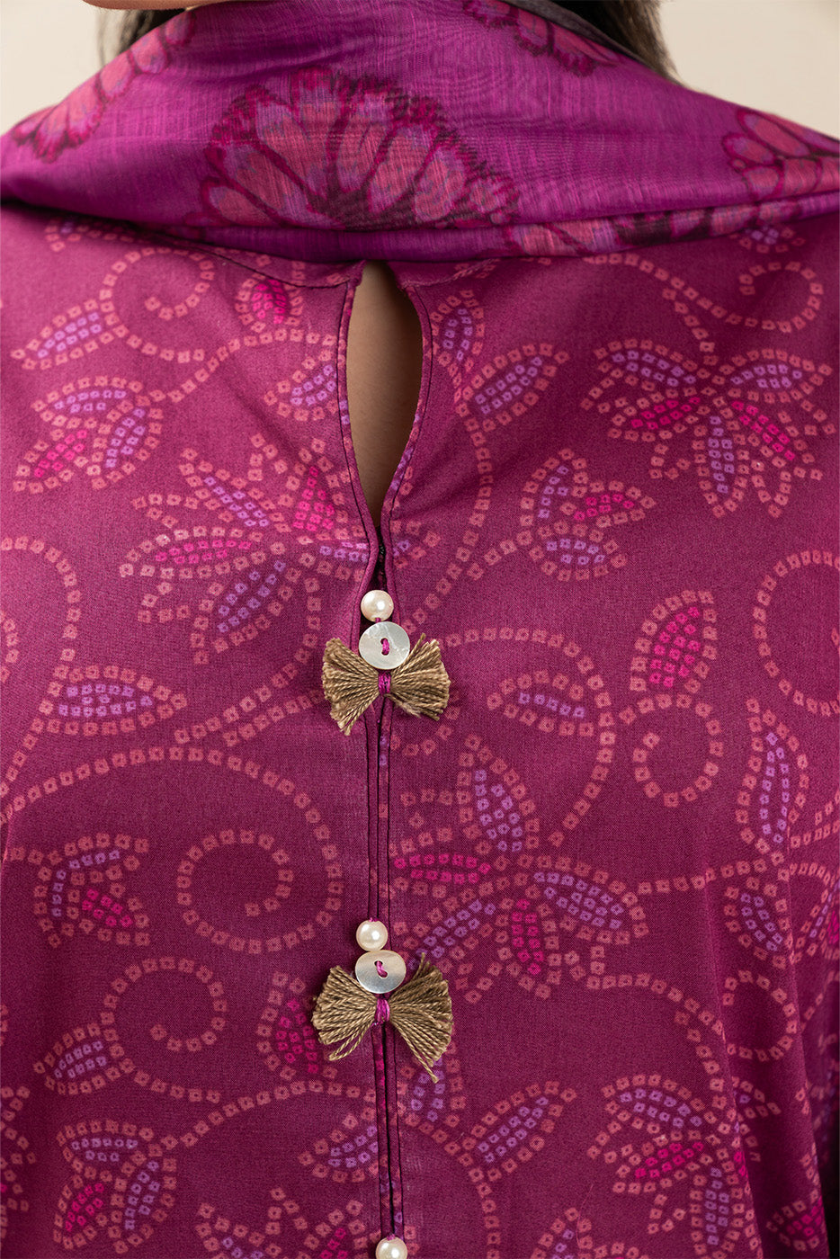 3 PIECE EMBROIDERED LAWN SUIT-NOCTURNAL BERRY (UNSTITCHED)