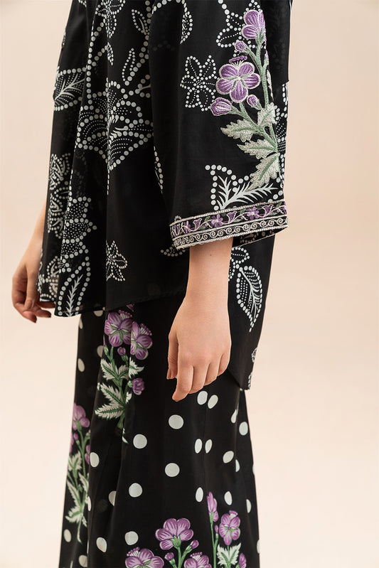 2 PIECE EMBROIDERED LAWN SUIT-NOIR BLOOM (UNSTITCHED)