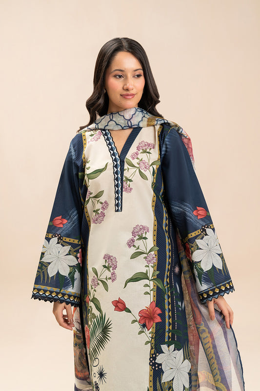 3 PIECE PRINTED LAWN SUIT-ORNATE BOTANICA (UNSTITCHED)