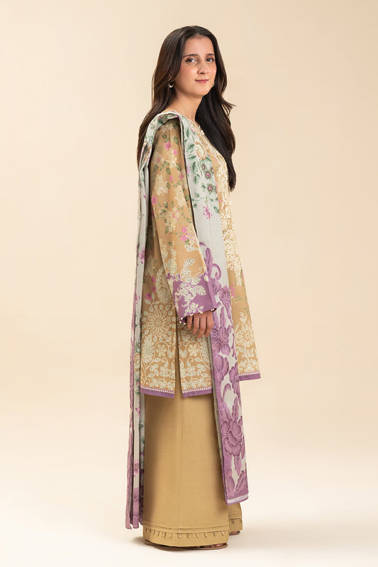 3 PIECE EMBROIDERED LAWN SUIT-PAISLEY WHISPER (UNSTITCHED)