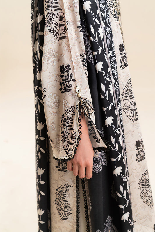 3 PIECE EMBROIDERED LAWN SUIT-IVORY DREAM (UNSTITCHED)