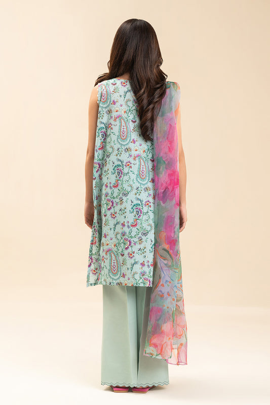 3 PIECE EMBROIDERED LAWN SUIT-RPEAT DESIGN (UNSTITCHED)