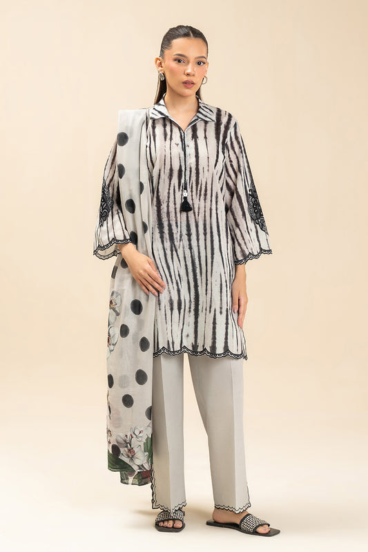 3 PIECE EMBROIDERED LAWN SUIT-LINEN DREAM (UNSTITCHED)
