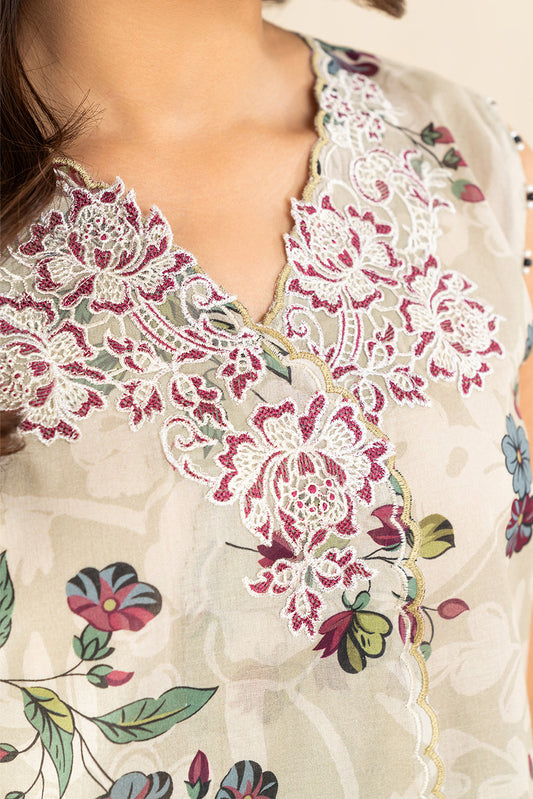 3 PIECE EMBROIDERED LAWN SUIT-SELENE GLOW (UNSTITCHED)