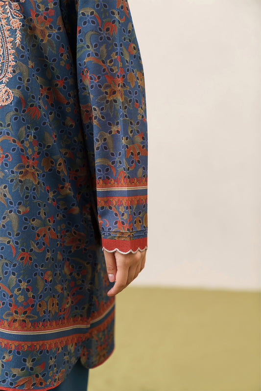 3 PIECE EMBROIDERED LAWN SUIT-FLORAL MEADOW (UNSTITCHED)