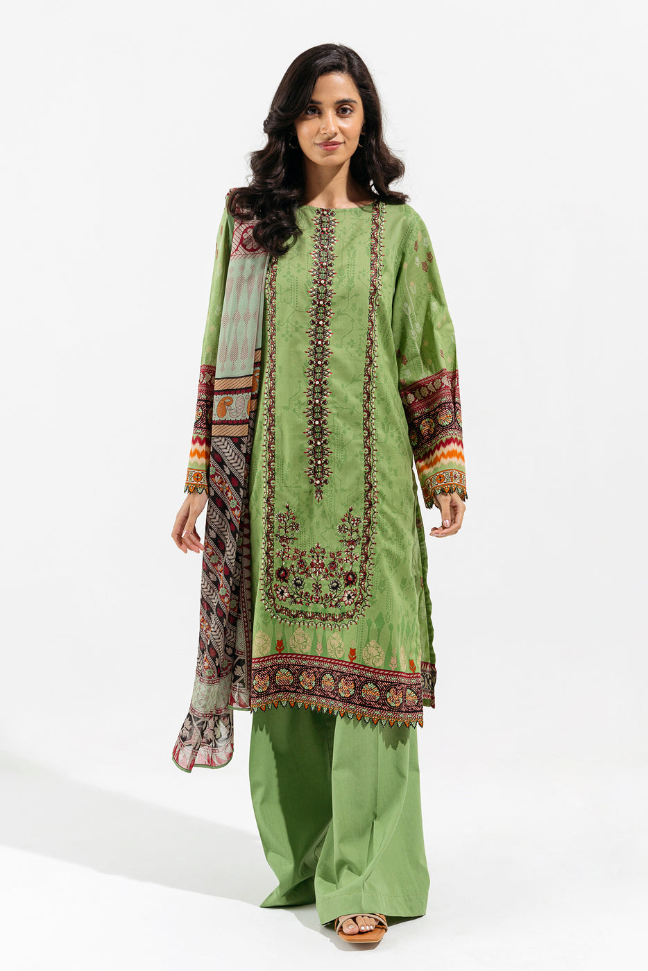 2 PIECE - EMBROIDERED LAWN SUIT - JACQUARD OCADO (UNSTITCHED)