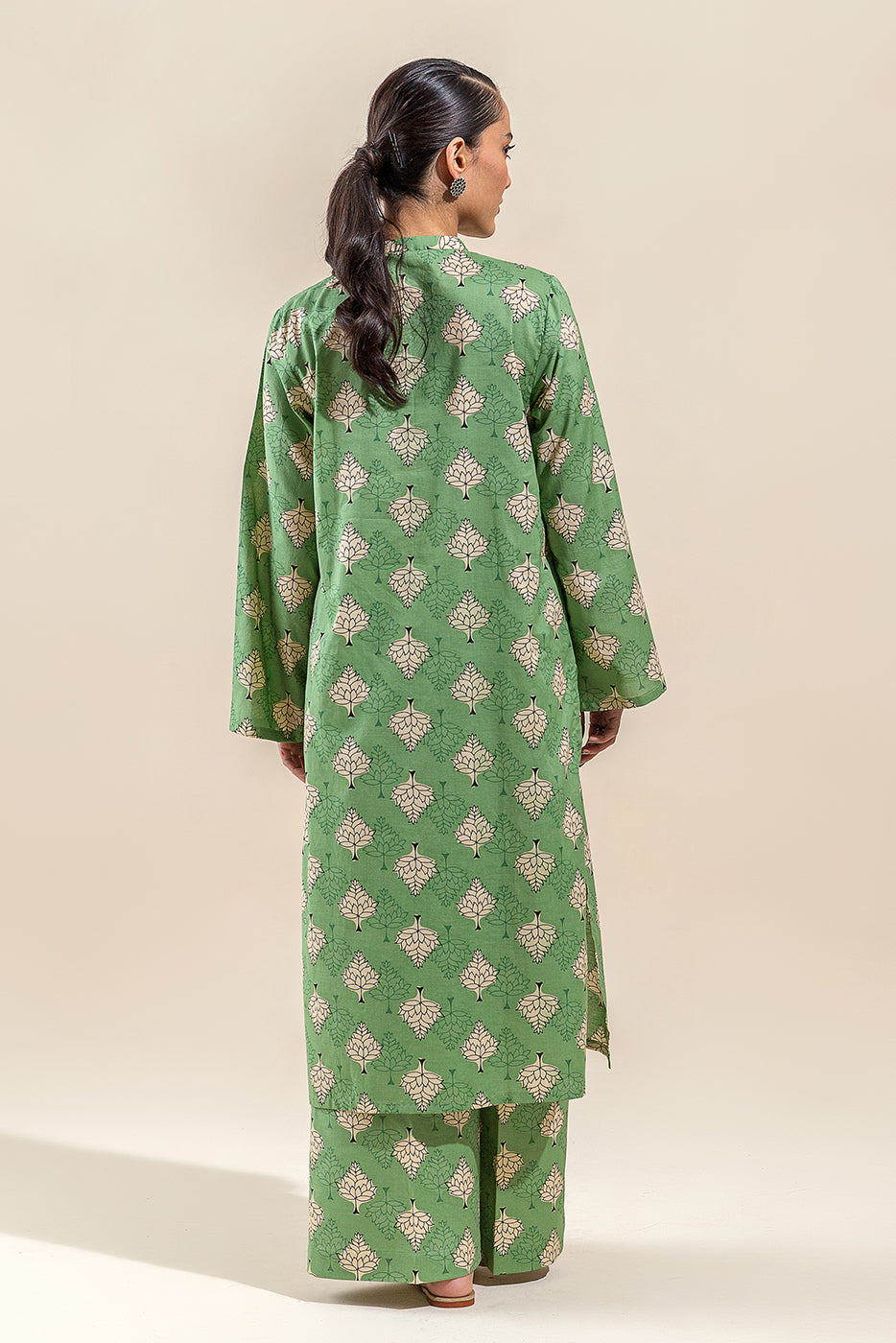 2 PIECE PRINTED LAWN SUIT-MOSSES CHARM (UNSTITCHED)