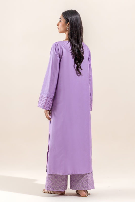 2 PIECE EMBROIDERED LAWN SUIT-ORCHID PETAL (UNSTITCHED)